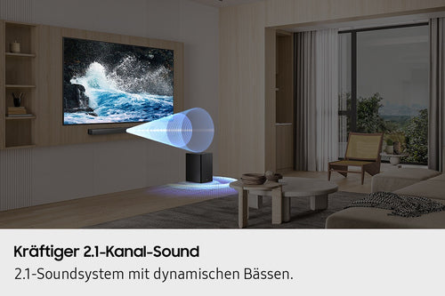 Samsung Soundbar mit Subwoofer – Kinoerlebnis im Büro