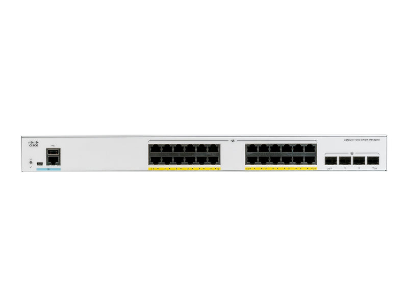 Cisco Netzwerk-Switch – 24 Ports, verwaltet, Gigabit-Ethernet