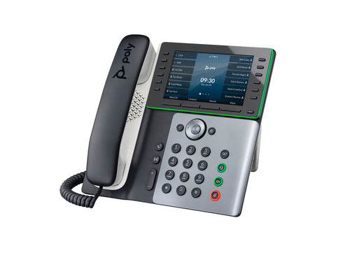 HP Poly Edge E550 IP-Telefon – Zwei Displays, 12 Leitungstasten