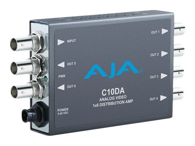 AJA Video-Verteiler – Für PAL und NTSC Formate