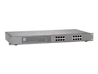 LevelOne 16-Port Ethernet Switch – Stromversorgung über Netzwerk