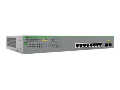 Allied Telesis Gigabit Switch – 8 PoE+ Ports, 2 SFP für schnelles Netzwerk