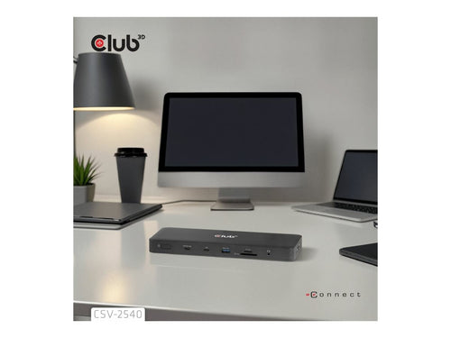 Club3D USB-C Dockingstation – 14 Anschlüsse, 4K Unterstützung