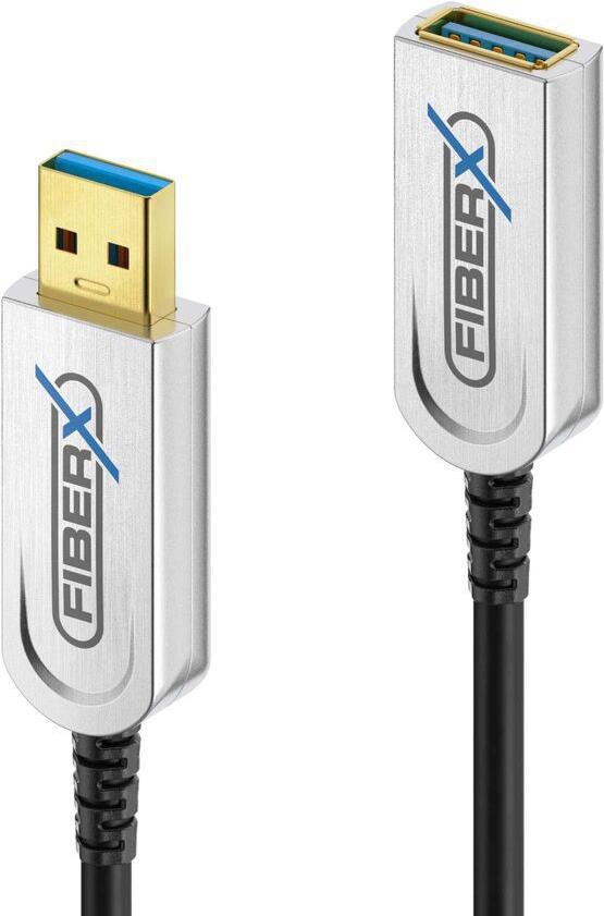 Purelink USB 3.1 Glasfaser-Kabel – 10m, schnelle Datenübertragung