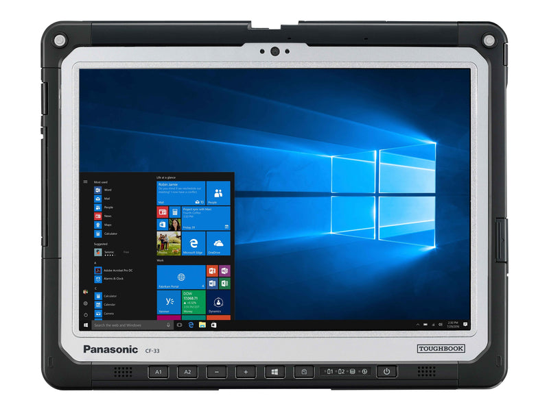 Panasonic 12" Tablet – robustes Design, ideal für unterwegs