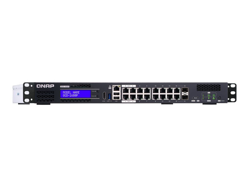 QNAP Netzwerk-Switch – 16 PoE-Ports, virtuelle Maschinen-Unterstützung