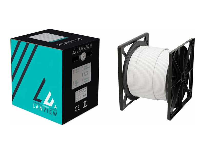EET Lanview Netzwerkkabel – Cat6a, 305 m, halogenfrei