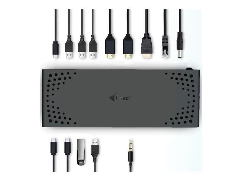 I-tec Dockingstation – USB-C, 3 Displays, 100W Stromversorgung