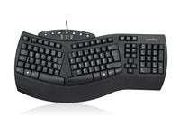 PERIXX Tastatur-Maus-Set – Ergonomisch, USB-Anschluss