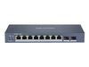 Hikvision Netzwerk-Switch – 8 PoE+ Anschlüsse, Gigabit Ethernet