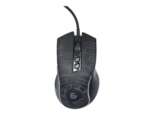 GEMBIRD USB-Gaming-Maus – Ergonomisch, 7 Tasten