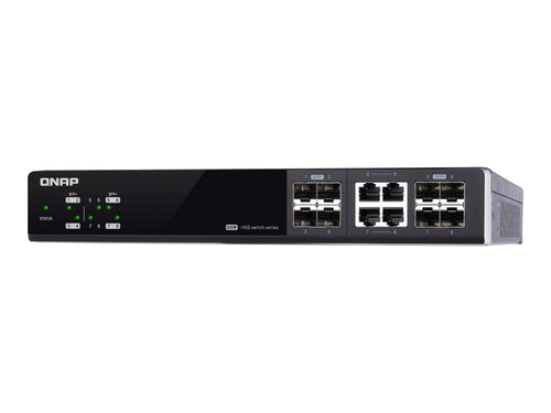 QNAP Managed Switch – 8 Anschlüsse, 10 Gigabit für schnelles Netzwerk