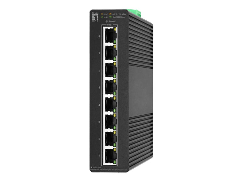 LevelOne 8-Port Gigabit-Switch – PoE+ für zuverlässige Netzwerke