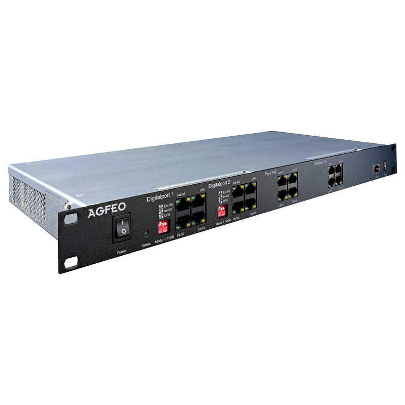 Agfeo Hybrid-Telefonsystem – Für bis zu 40 Benutzer, IP & Analog