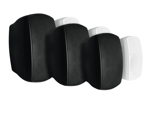 Omnitronic Wandlautsprecher – 2-Wege, 80 W, Schwarz
