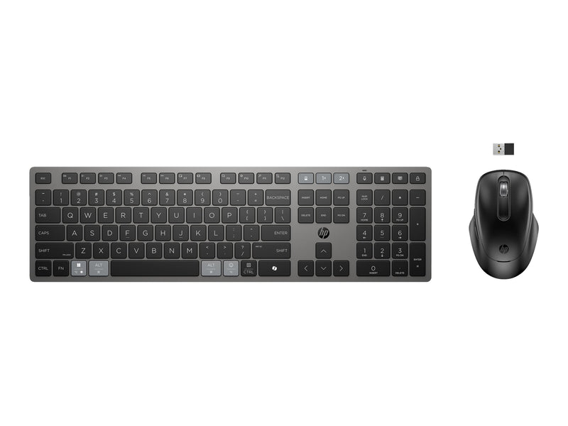 HP Kabellose Tastatur und Maus – Wiederaufladbar, für Büro geeignet