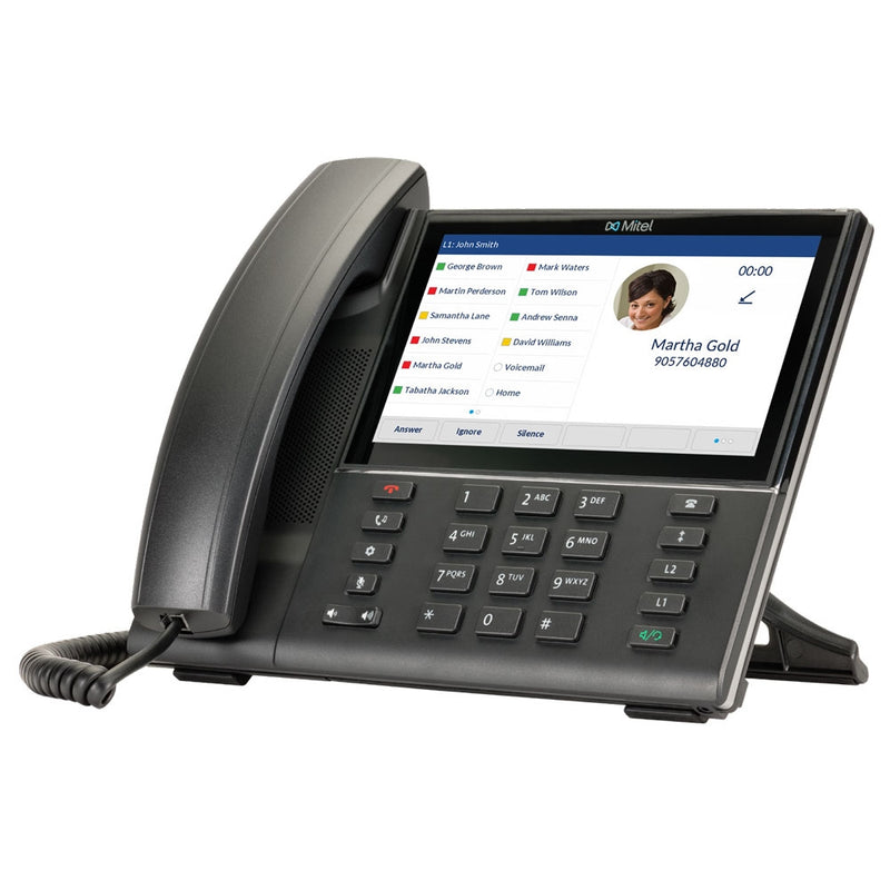 Mitel VoIP-Telefon – Bluetooth-fähig, 48 programmierbare Tasten