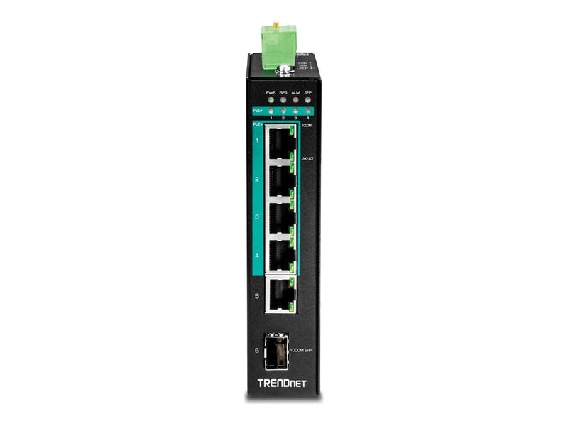 Trendnet 5-Port PoE+ Switch – Für robuste Industrieumgebungen
