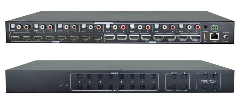 Eet HDMI Matrix Switcher – 8x8, unterstützt 4K-Auflösung