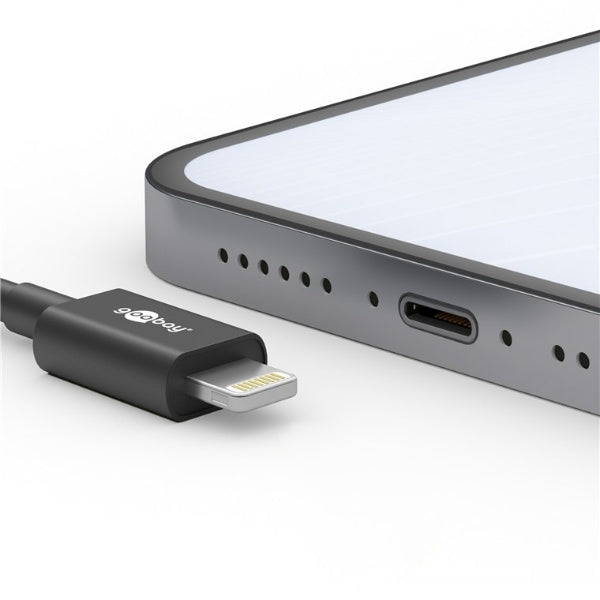 WENTRONIC Goobay Datenkabel – 2 m, Lightning zu USB-C