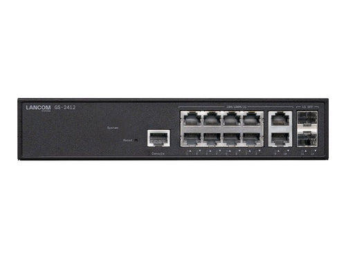 LANCOM Netzwerk-Switch – 12 Anschlüsse, Rack-montierbar