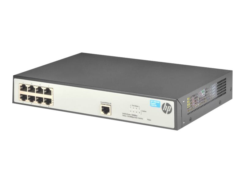 HP Enterprise 8-Port Switch – Gigabit, verwaltet, für kleine Unternehmen