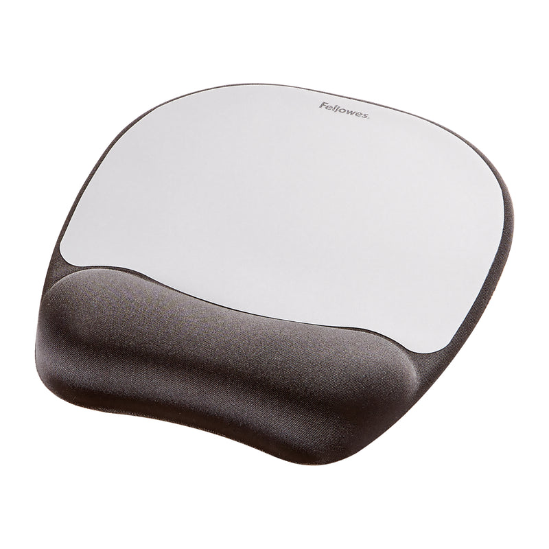 Fellowes Mauspad mit Handgelenkauflage – Memory Foam, rutschfest