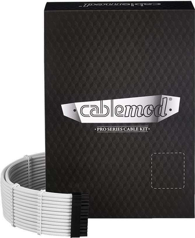 Cablemod Stromkabelkit – ModMesh Sleeving, Weiß