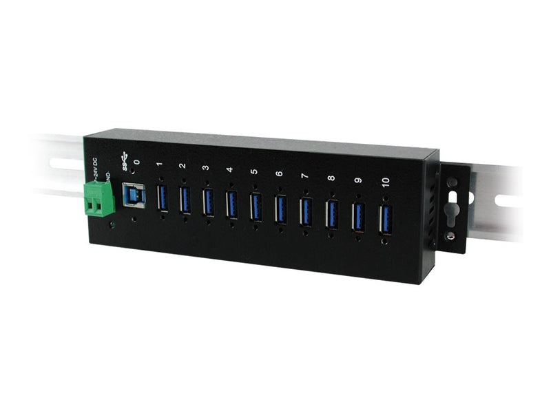 EXSYS USB-Hub – 10 Anschlüsse für schnelles Arbeiten