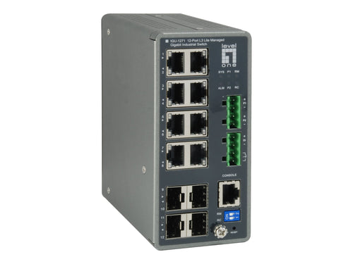 LevelOne 12-Port Gigabit Switch – Für stabile Netzwerke im Büro