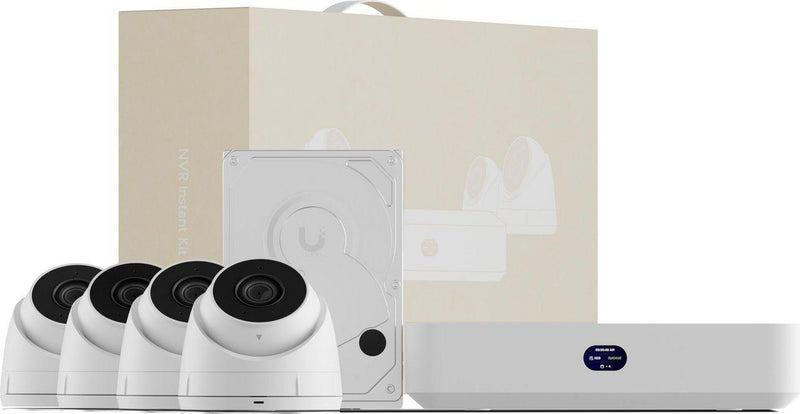Ubiquiti UniFi Video Recorder – Komplettset mit 4 Kameras