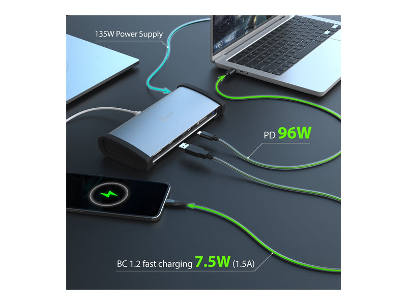 J5 CREATE Dockingstation – 8K-Display, Thunderbolt 4