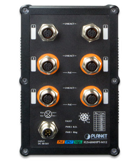 Planet Technology 4-Port Gigabit PoE Switch – robust und wetterfest