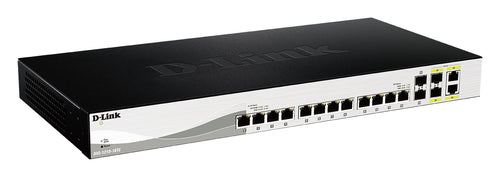 D-Link 16-Port Switch – 10G Ethernet, Smart Management