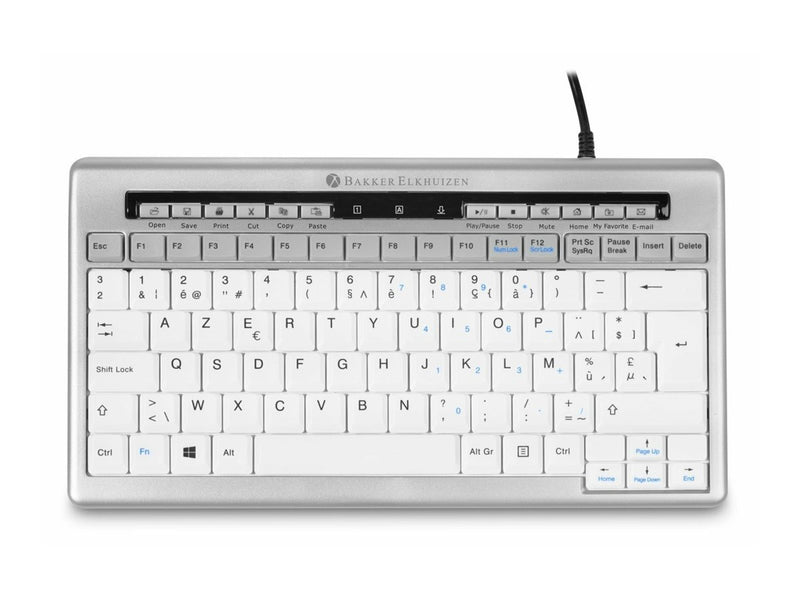Bakker Elkhuizen S-board 840 – Kompakte USB-Tastatur mit USB-Hub