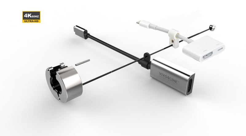 VivoLink Adapter-Ring – HDMI, USB-C & Lightning, 4K-Unterstützung