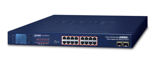 Planet Technology Netzwerk-Switch – 16 Ports mit PoE+