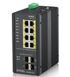 Zyxel 12-Port Netzwerk-Switch – Lüfterlos, PoE-Unterstützung