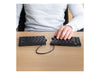 R-GO TOOLS Ergonomische Tastatur – Kabellos, mit Pauseanzeige