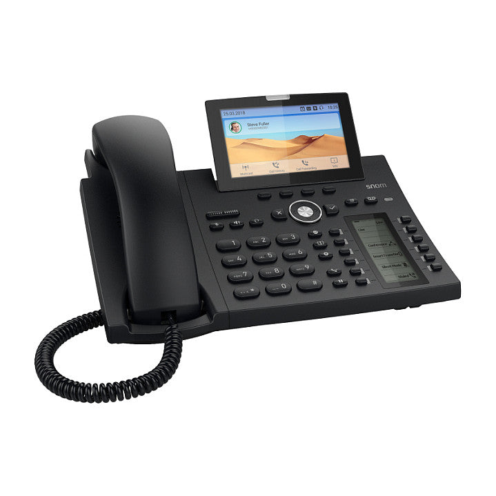 Snom Tischtelefon D385N – Großes Display, einfache Bedienung