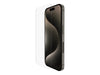 BELKIN ScreenForce Bildschirmschutz – Schlag- und Kratzfest für iPhone 15 Pro