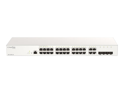 D-Link 28-Port Gigabit Switch – Cloud-Management, leise ohne Lüfter