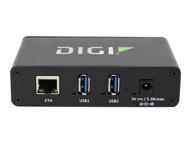 DIGI USB-Hub – 2 USB-Anschlüsse, Netzwerkfähig