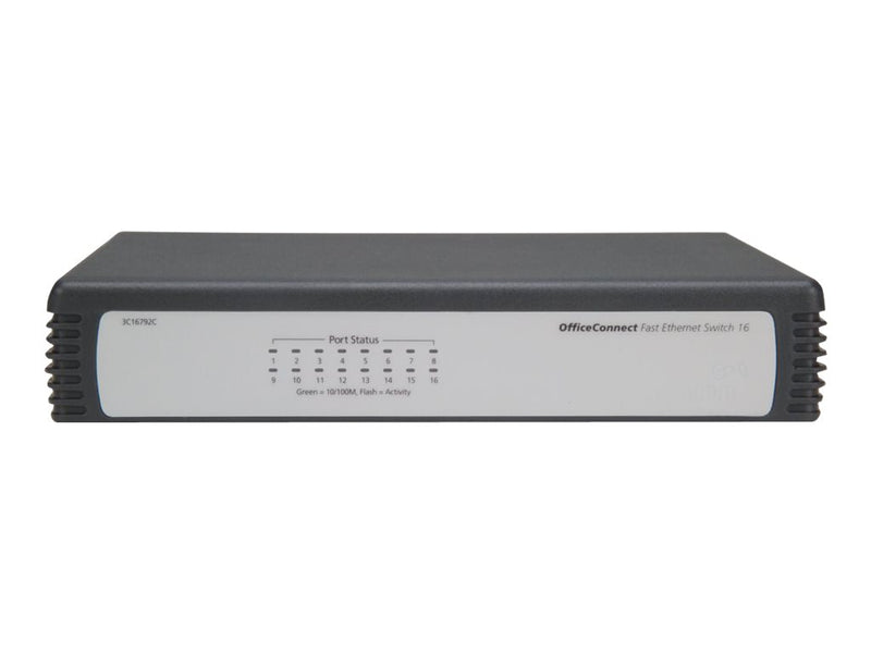 HP Enterprise Desktop Switch – 16 Anschlüsse, einfache Einrichtung
