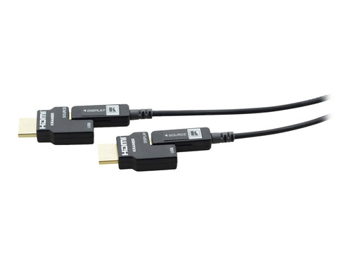 Kramer Optisches HDMI-Kabel – 30m, 4K, abnehmbare Stecker