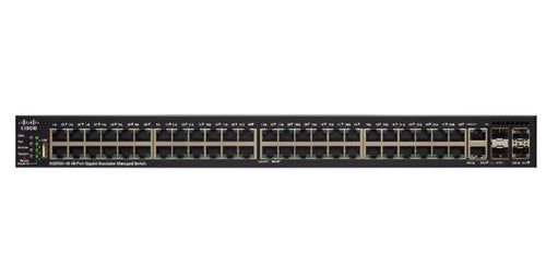 Cisco 48-Port Gigabit Switch – Stromversorgung über PoE, stapelbar