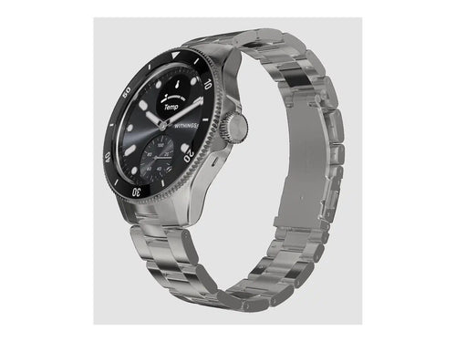 Withings Hybrid-Smartwatch – Gesundheitsüberwachung, Edelstahlgehäuse