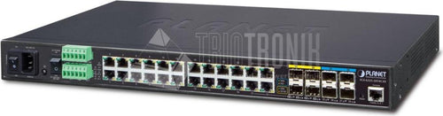 Planet Technology Netzwerk-Switch – 28 Anschlüsse, Rack-montierbar
