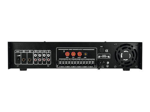 OMNITRONIC Mischverstärker – 180 Watt, 6 Zonen