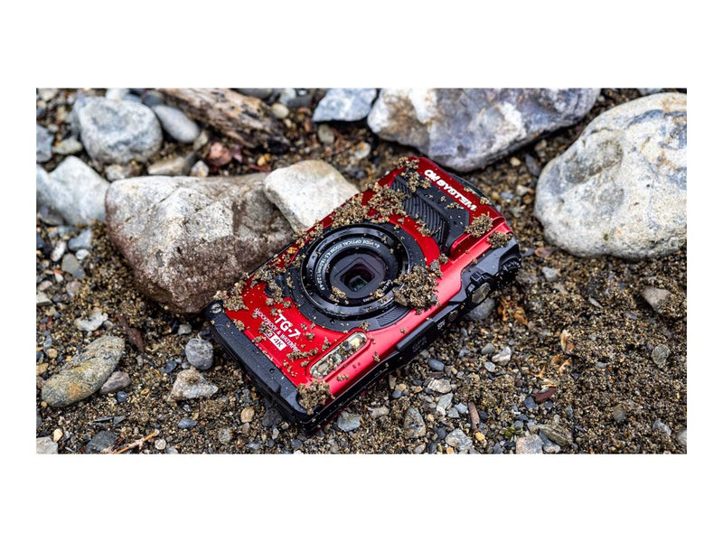 OLYMPUS Kompaktkamera – 12 MP, 4K-Video, wasserdicht bis 15 m